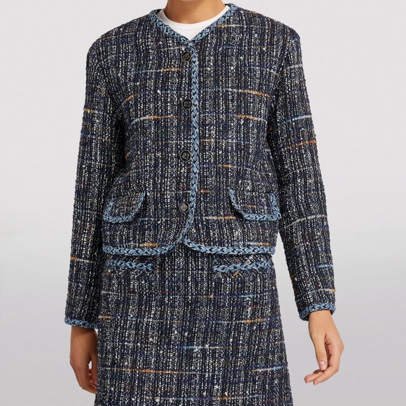 SOLD Sandro Tweed Jacket - Picture 2 of 4